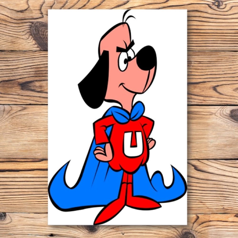 Underdog Hanna-Barbera Retro Nostalgic Refrigerator Locker Fridge‎ Magnet